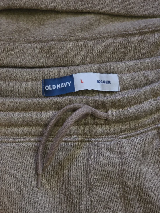 Old Navy Women's Taupe Half-Zip Sweatshirt & Jogger Set Size Large - Picture 6 of 6